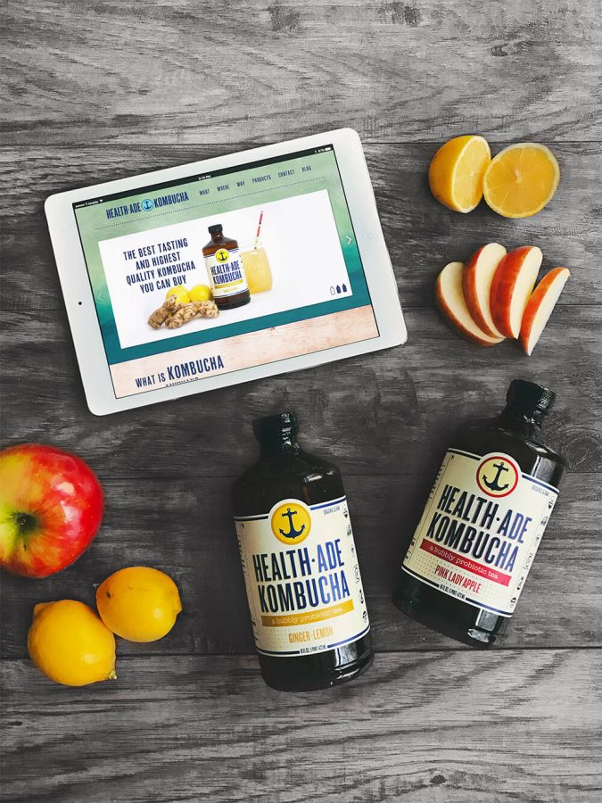 Health-ade Kombucha Website